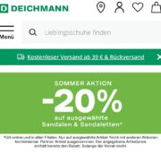20% auf ausgewählte Sandalen und Sandaletten bei Deichmann
